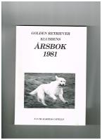 &Aring;rsbok Golden Retriver 1981