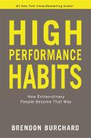 High Performance Habits