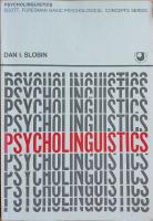 Psycholinguistics