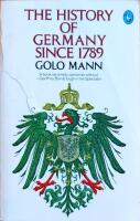 The History of Germany Since 1789 