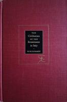 The Civilization of the Renaissance in Italy