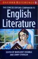 The Concise Oxford Companion to English Literature (Oxford Paperback Reference)