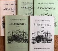 Hovmantorp - Furuby &aring;rskr&ouml;nika, 5 &aring;rg&aring;ngar: 1979, 1980, 1985, 1988 och 1991  