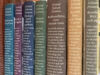 7 b&ouml;cker av Piraten, se titlar nedan