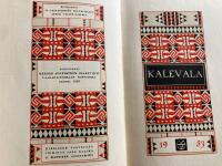 Kalevala Finlands nationalepos. P&Aring; FINSKA