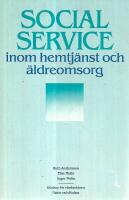 Social service-hemtj&auml;nsto &auml;ldreomsorg