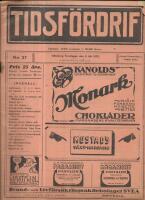 TIDSF&Ouml;RDRIF NR 27 8 Juli 1922