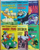 Walt Disney's serier nr 3, 6, 7 1/2, 9, 10, 11 1967