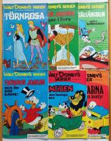 Walt Disney's serier nr 1, 2, 4, 6, 7, 9 1970