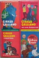 Tre + en Cirkus-b&ouml;cker