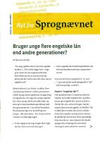 Nyt fra Sprogn&aelig;vnet &aring;rg&aring;ng 2007