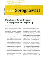 Nyt fra Sprogn&aelig;vnet &aring;rg&aring;ng 2008