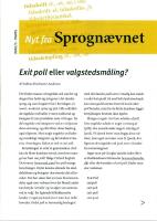 Nyt fra Sprogn&aelig;vnet &aring;rg&aring;ng 2010