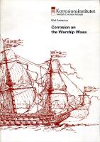 Corrosion on the Warship Wasa