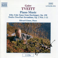 Piano Music: Fifty Folk-Tunes from Hardanger, Twelve Two-Part Inventions