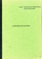 Terminologiedienst 1/81, 2/81, 3/83