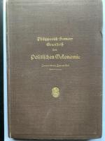 Grundriss der Politischen Oekonomie, Zweiter Band, Zweiter Teil