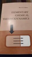 Elementary chemical thermodynamics 
