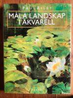 M&aring;la landskap i akvarell