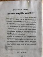 Modern magi f&ouml;r amat&ouml;rer.