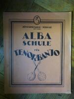 Alba Schule f&uuml;r Tenorbanjo. Zimmermann-Schule No. 196