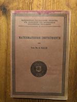Mathematische Instrumente