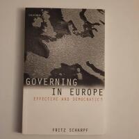 Governing in Europe : effective and democratic?