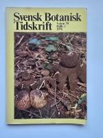 Svensk Botanisk Tidskrift Volym 70 H&auml;fte 1 1976