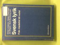 Svensk lyrik fr&aring;n medeltid till nutid 