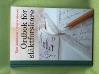 Ordbok f&ouml;r sl&auml;ktforskare 