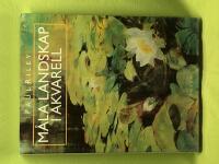 M&aring;la landskap i akvarell 