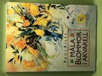 M&aring;la blommor i akvarell 