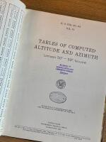 Tables of Computed Altitude and Azimuth