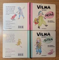 Vilma s&auml;ger Titta & Vilma s&auml;ger Hejd&aring; 2 papp-pekb&ouml;cker