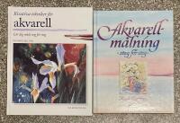 Akvarellm&aring;lning tv&aring; b&ouml;cker