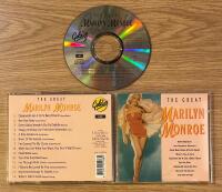 Marilyn Monroe &ndash; The Great Marilyn Monroe CD 1994 Portugal