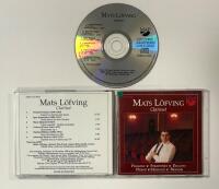 Mats L&ouml;fving &ndash; Poulenc - Stravinsky - Eklund - Piern&eacute; - Milhaud - Brahms CD 1989