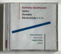 Karlheinz Stockhausen &ndash; Zyklus / Kontakte / Klavierst&uuml;cke V & IX CD 2000 inplastad 