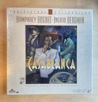Casablanca The 50th Anniversary Collection 1943/1993 laserdisc Humphrey Bogart Ingrid Bergman inplastad Casablanca The 50th Anniversary Collection 1943/1993 laserdisc Humphrey Bogart Ingrid Bergman inplastad