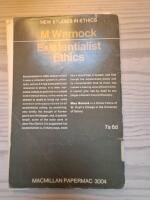 Existentialist Ethics