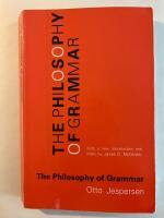 The philosophy of grammar
