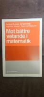 Mot b&auml;ttre vetande i matematik