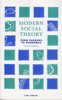 Modern Social Theory: From Parsons to Habermas