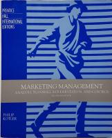 Marketing management : analysis, planning, implementation, and control