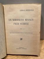 En norrmans minnen fr&aring;n Sverige