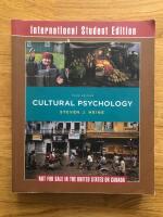 Cultural psychology 
