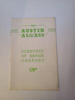 Austin A55 Saloon, half-Ton Van and Pick-up, Running and Maintenance Instructions