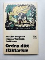 Ordna ditt sl&auml;ktarkiv