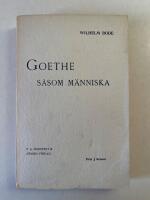 Goethe s&aring;som m&auml;nniska