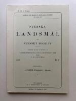 &Auml;lvdalsm&aring;let i Dalarna - ordb&ouml;jning ock syntax